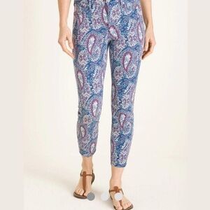 NYDJxChico’s Paisley skinny cropped jeans